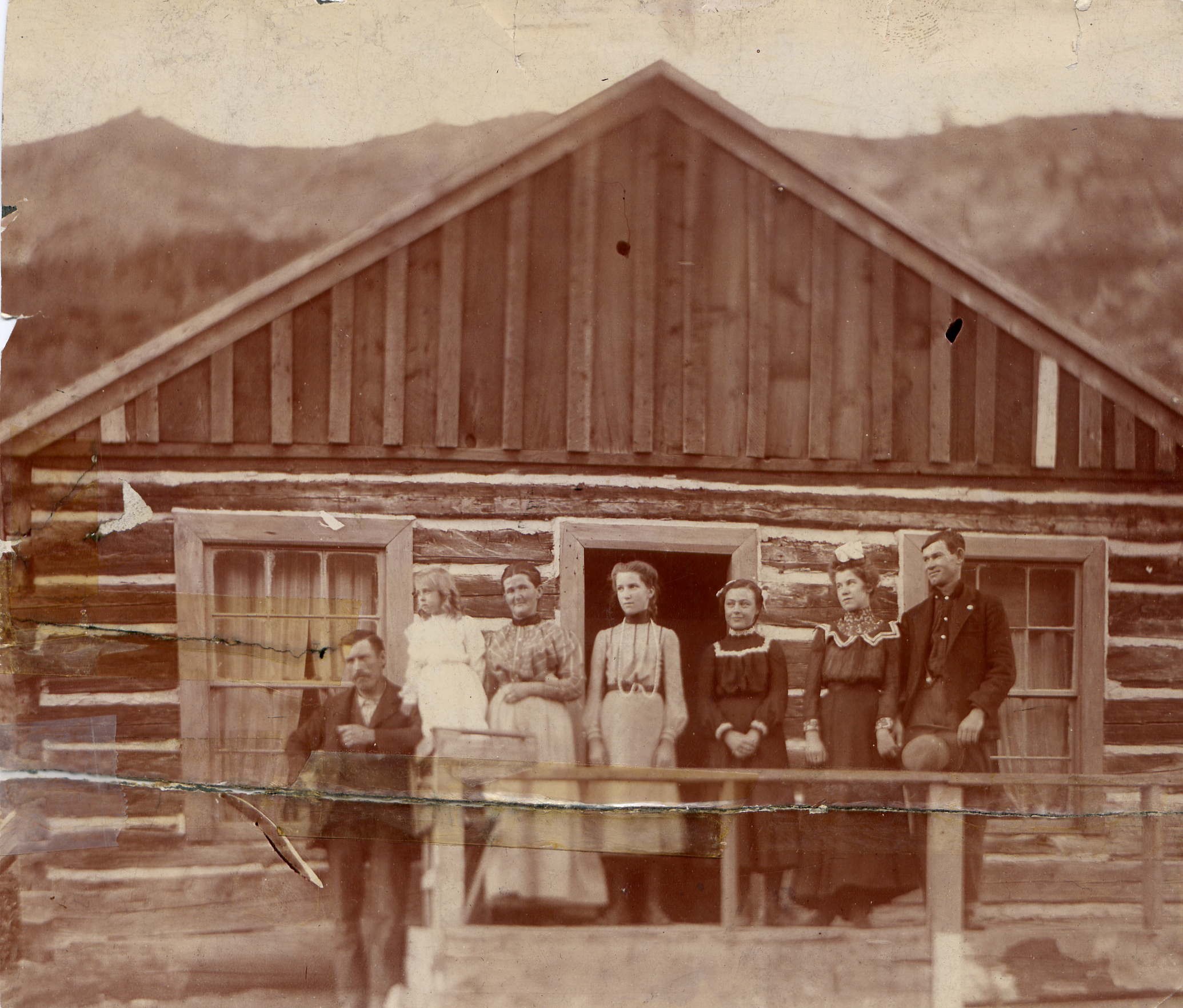 A family photograph representing the memories protected by the app